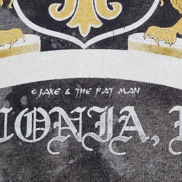 Vintage 1998 Lacona Bike Rally Shirt XL 24x26 Bleached Lion - Picture 11 of 15